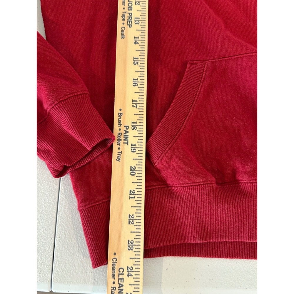 Stadium Athletics Indiana Hoosiers Red Hoodie Embroidered Sweatshirt Kids Large - Picture 9 of 12